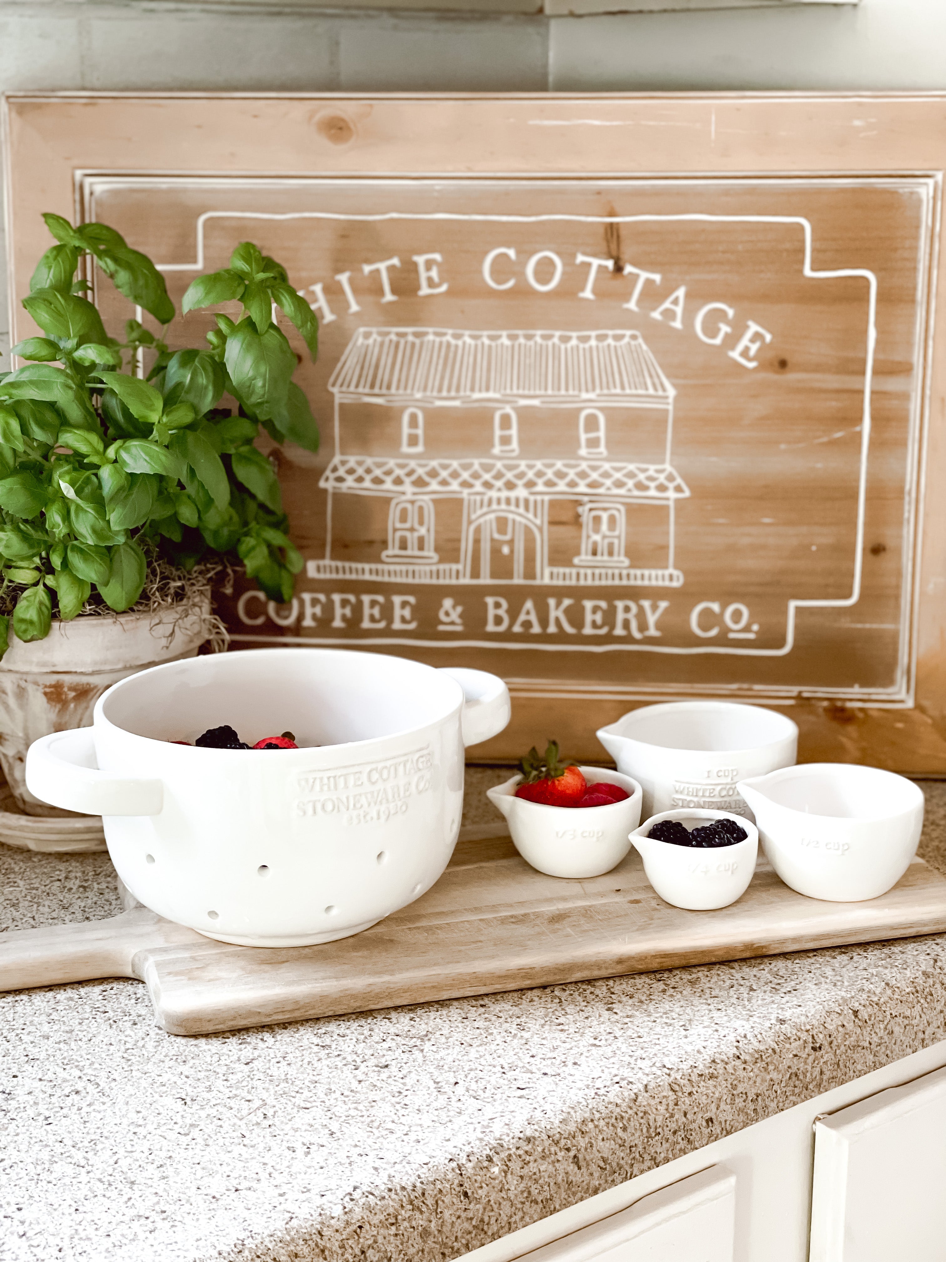 Stoneware Measuring Cups - A Cottage in the City