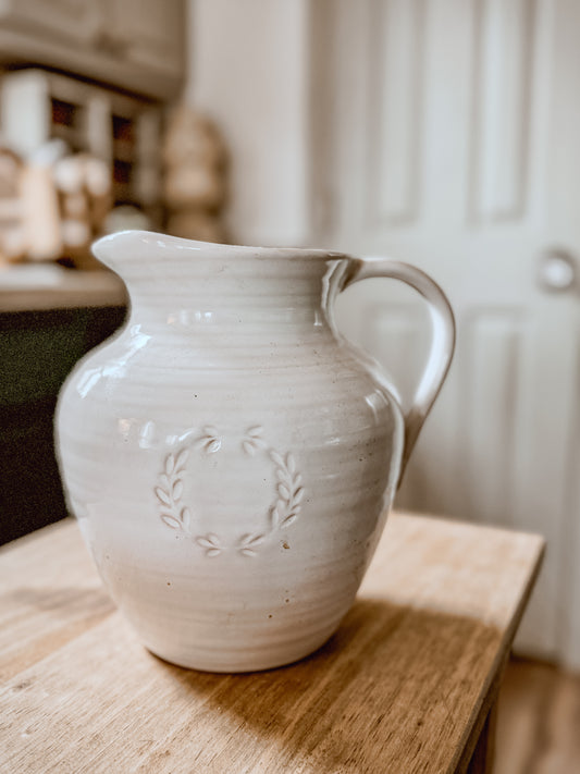 Ceramic Pottery Vase w/ Handle