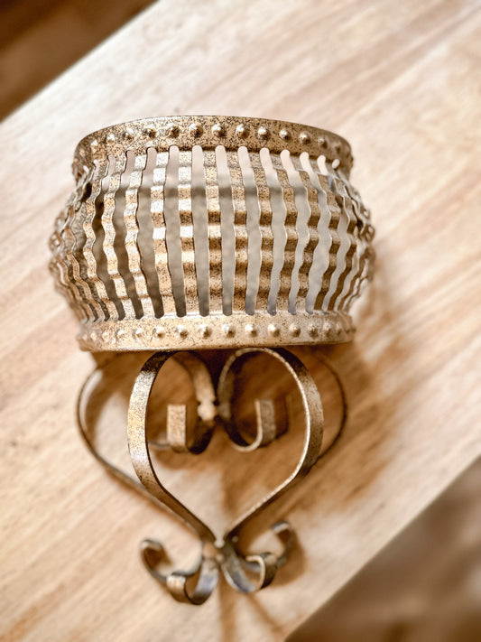 Brass Hanging Wall Sconce