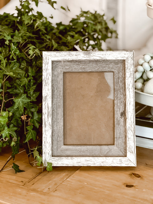 Wood Distressed Picture Frame