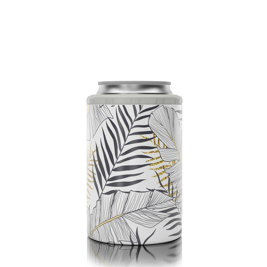 SIC Cups - 12 oz. Can Cooler Gold Palms
